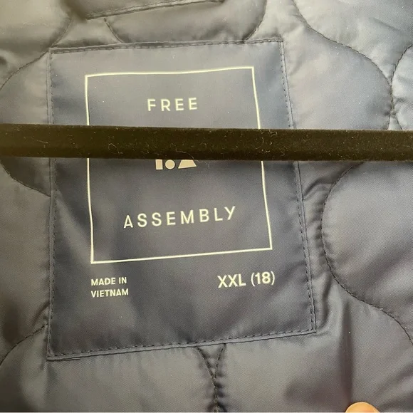 Free Assembly Girls Lightweight Quilted Jacket Size XXL (18) - Picture 9 of 9